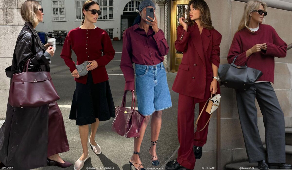 ترند رنگ بورگاندی