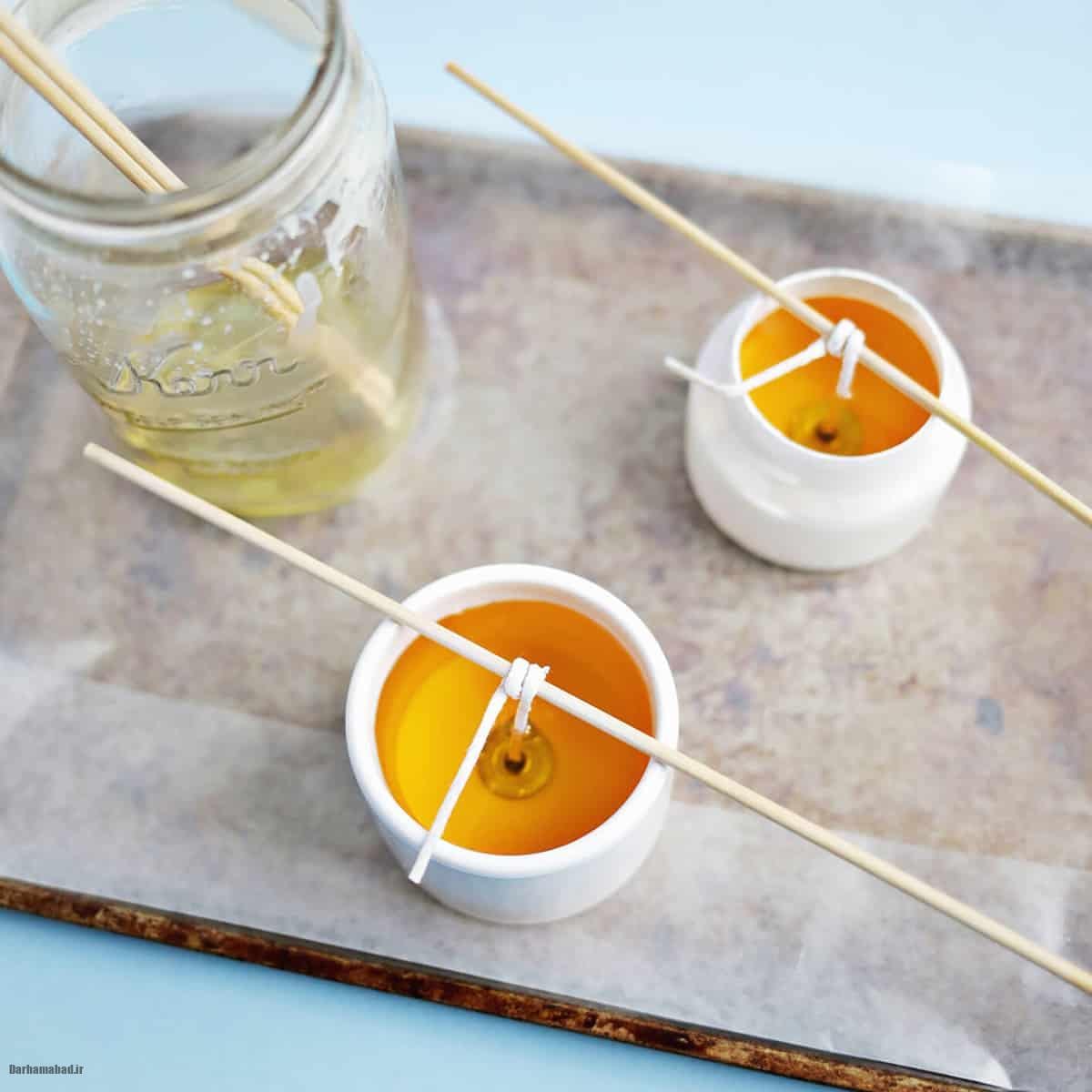 آموزش ساخت شمع آموزش ساخت شمع