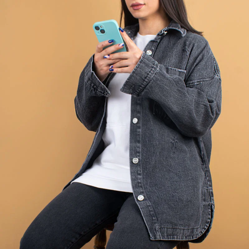 ست کردن مانتو جین ست کردن مانتو جین