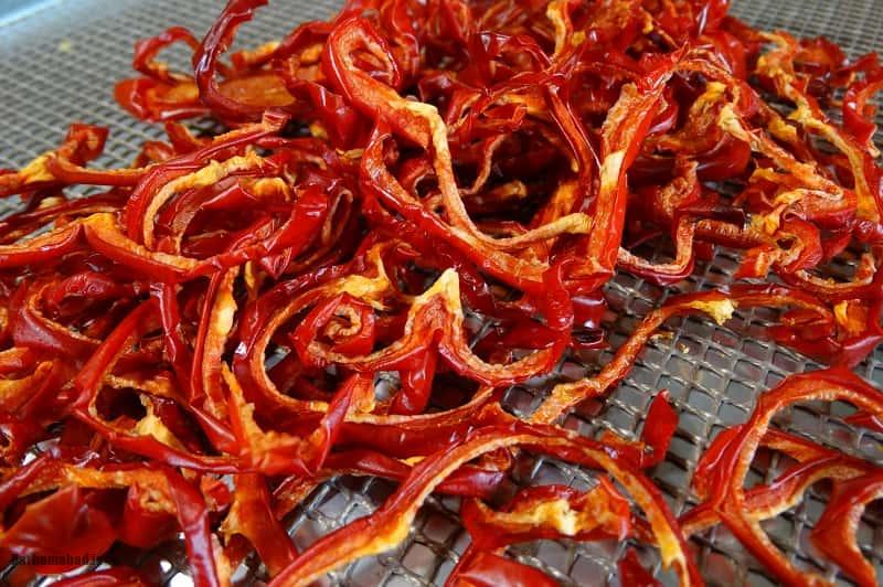 خشک کردن فلفل