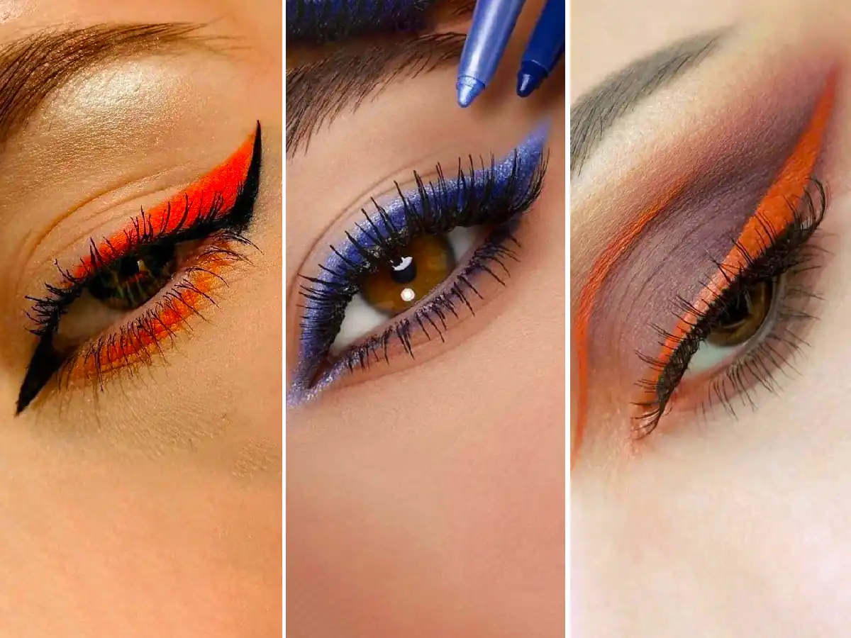 خط چشم گرافیکی و رنگی