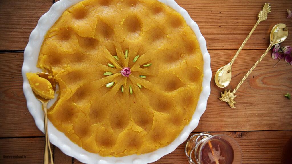 طرز تهیه حلوای شیر