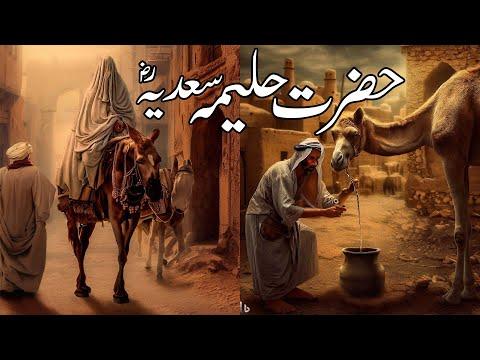 حلیمه سعدیه دا یه پیامبر حضرت محمد ص