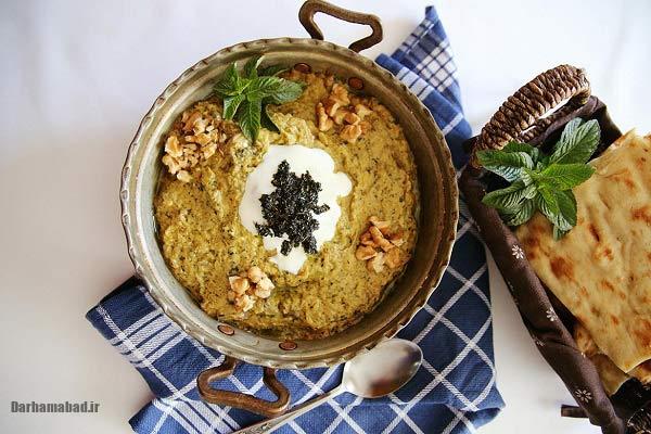 کشک بادمجون کشک بادمجون