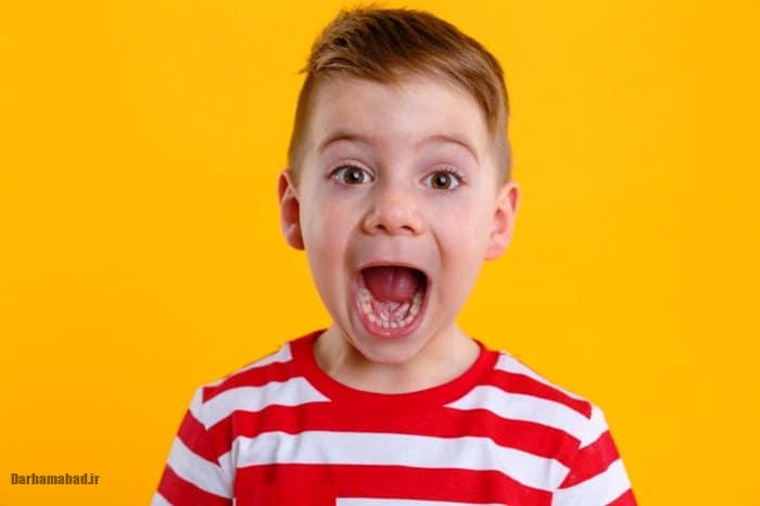 داد زدن کودک