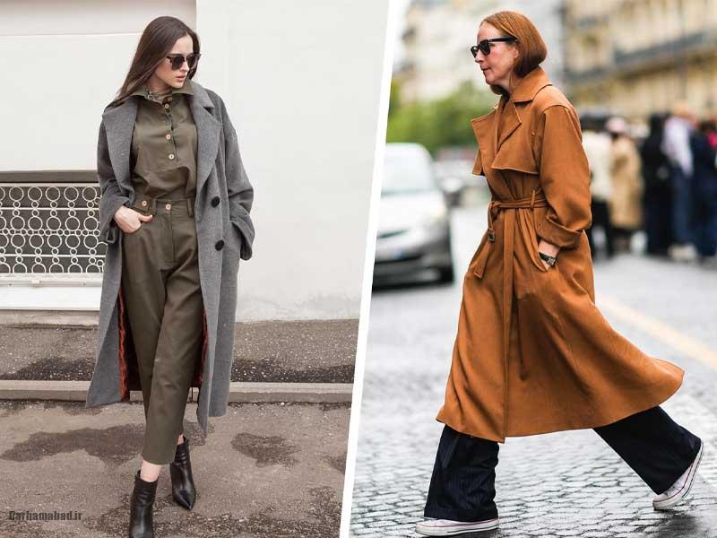 کت بارانی بلند