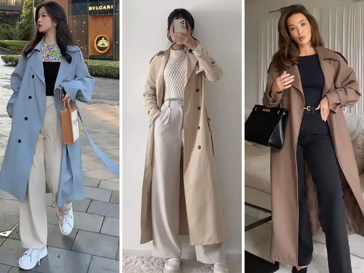 کت بارانی بلند