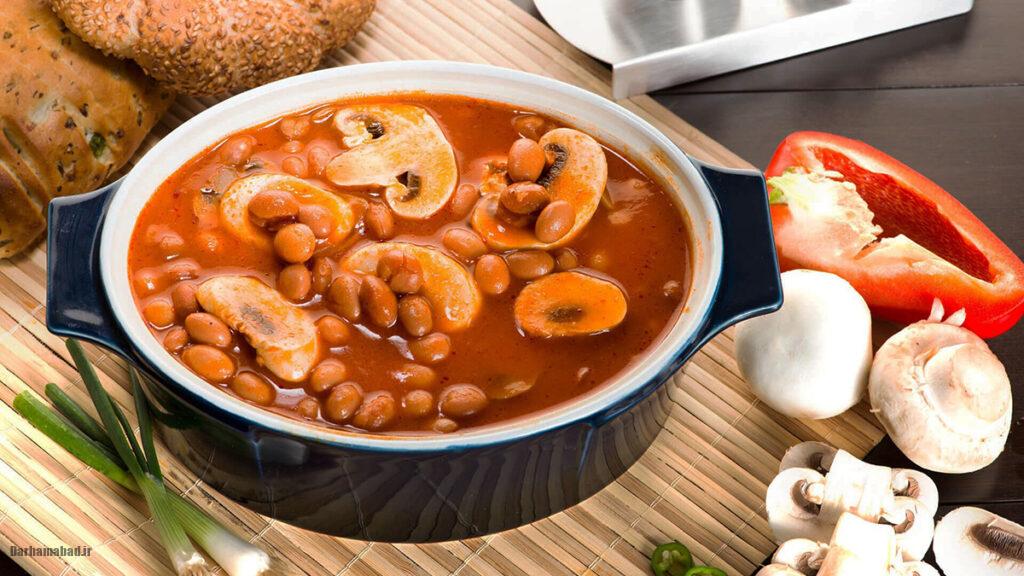 خوراک لوبیا