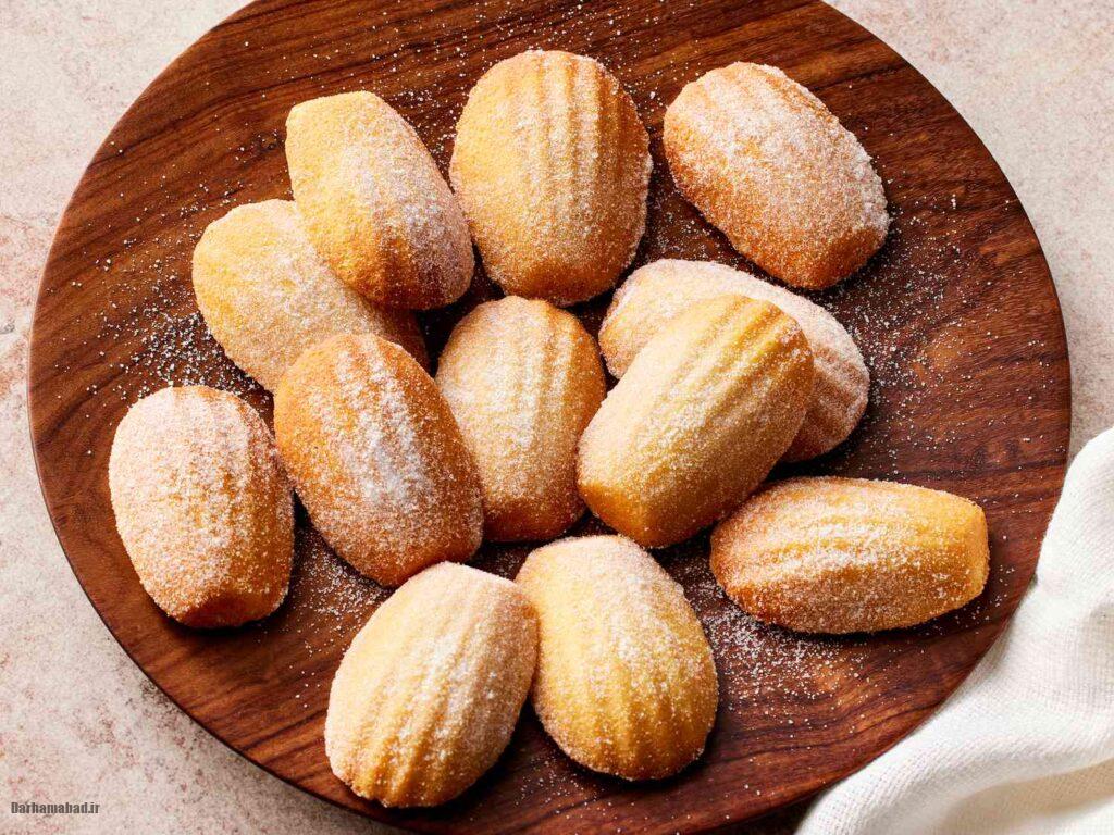 madeleines-france شیرینی سنتی فرانسوی