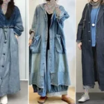 ست کردن مانتو جین