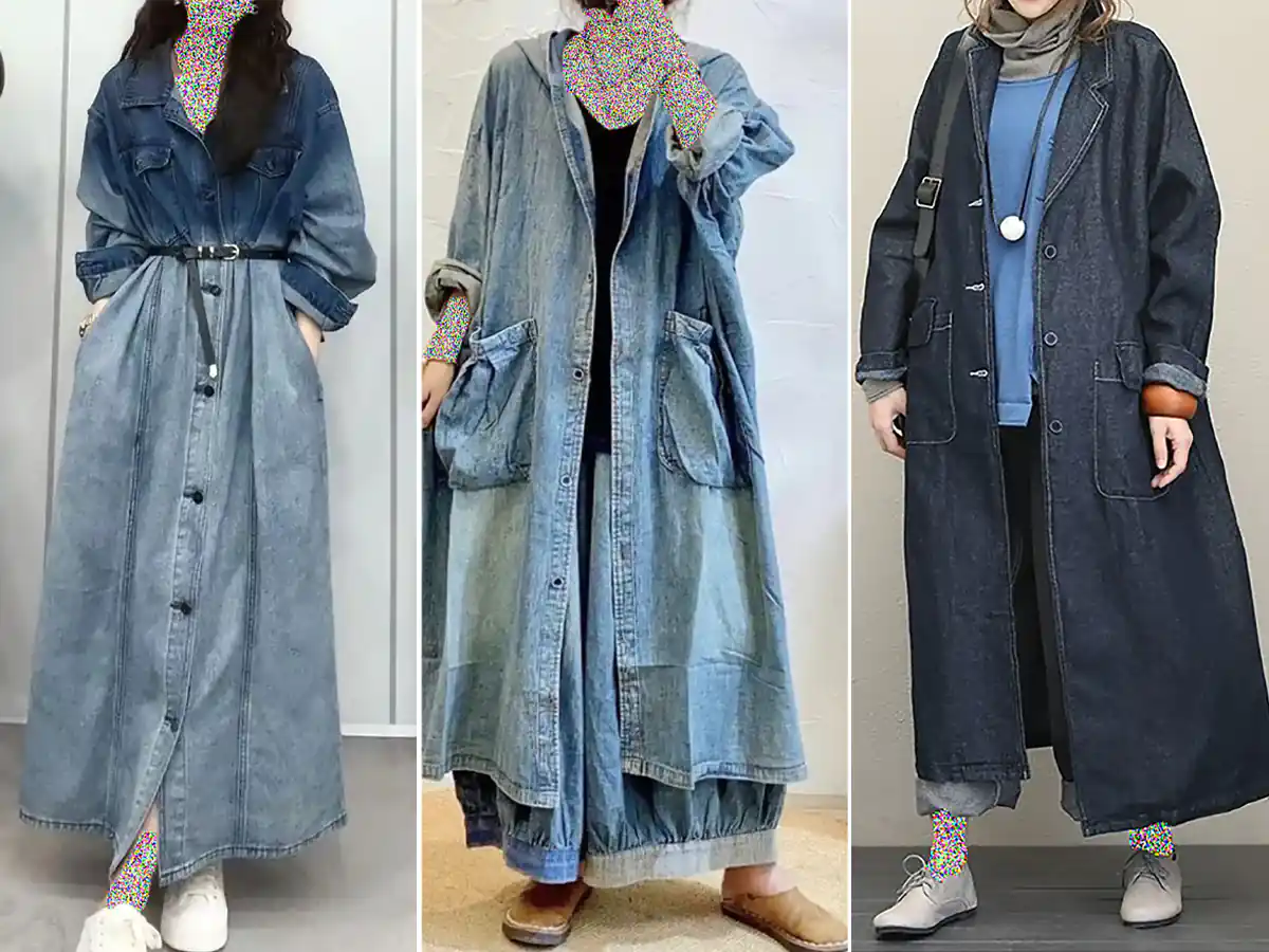 ست کردن مانتو جین