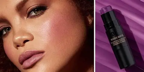 رژگونه بنفش و یاسی