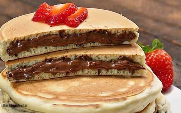پنکیک ساده پنکیک ساده