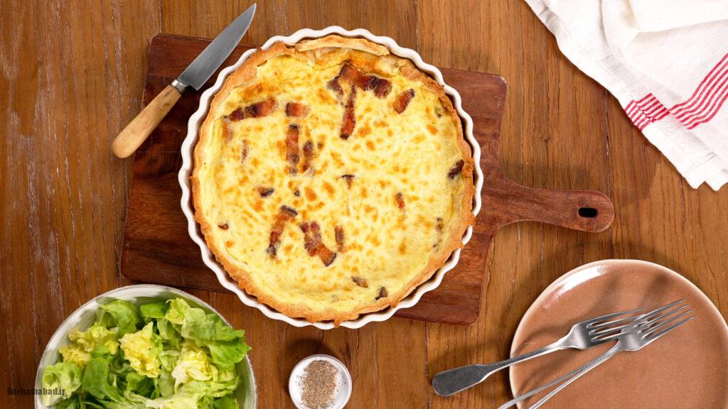 quiche-lorraine-france4 پای تخم مرغ
