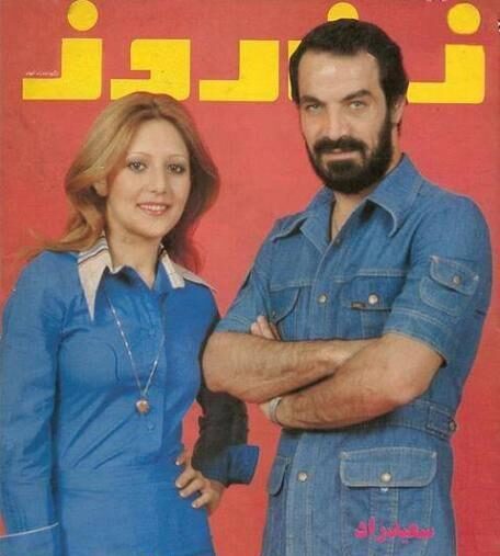 نوش آفرین و همسرش سعید راد که از هم جدا شدند نوش آفرین و همسرش سعید راد که از هم جدا شدند