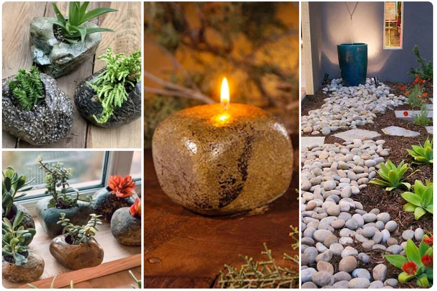 تزیین خانه با سنگ