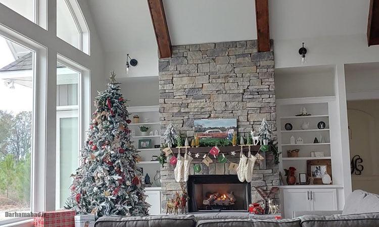 تزیین خانه با سنگ