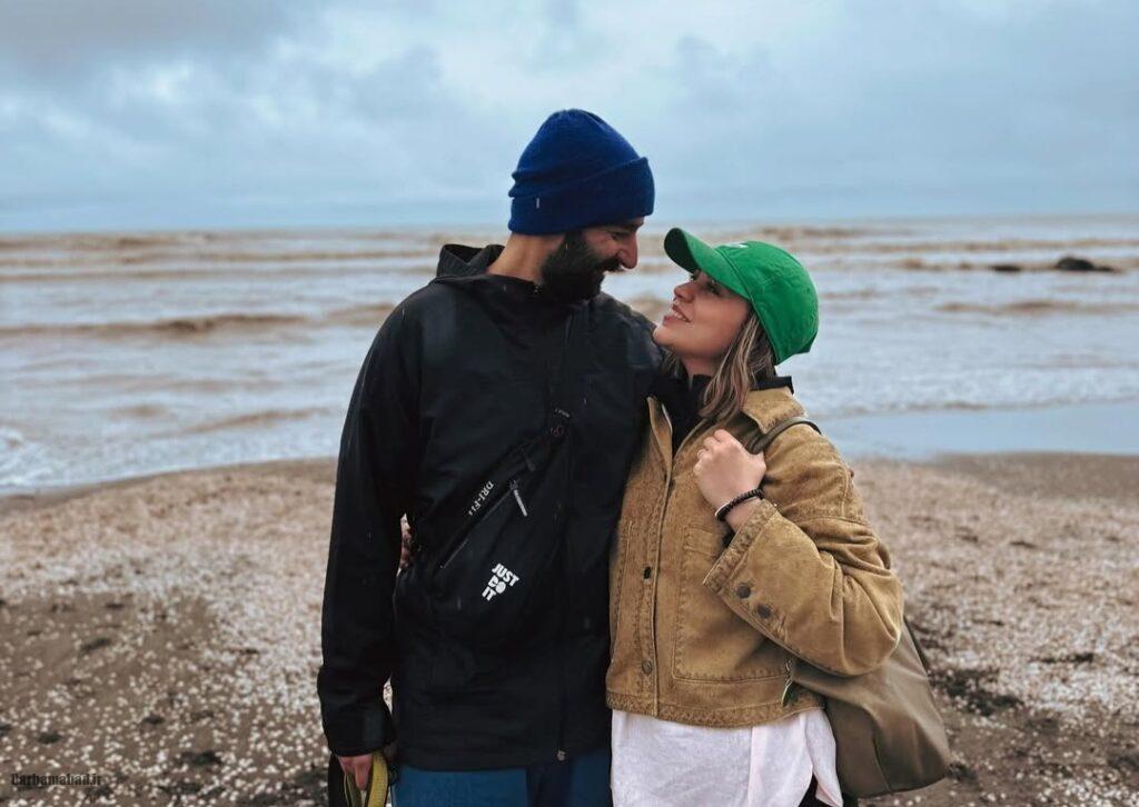 بازیگران زن و همسرشان - شیدا خلیق و همسرش