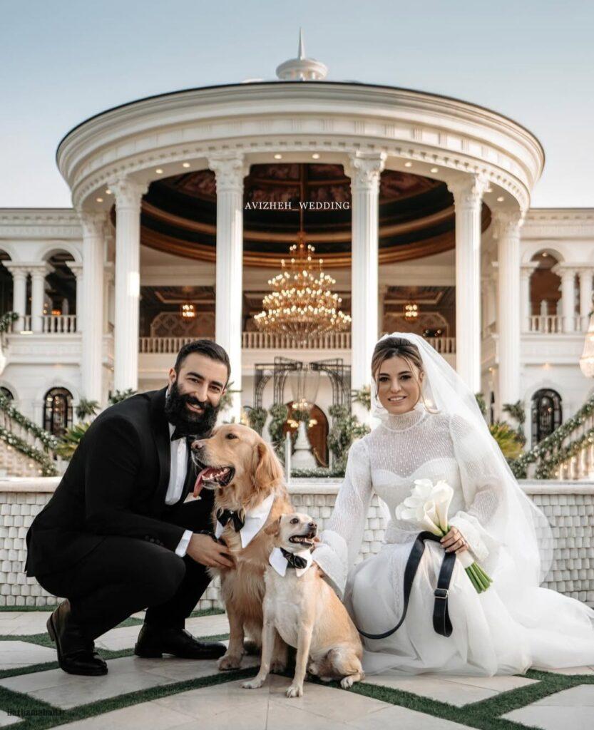 شیدا خلیق و همسرش کیوان ساکت اف