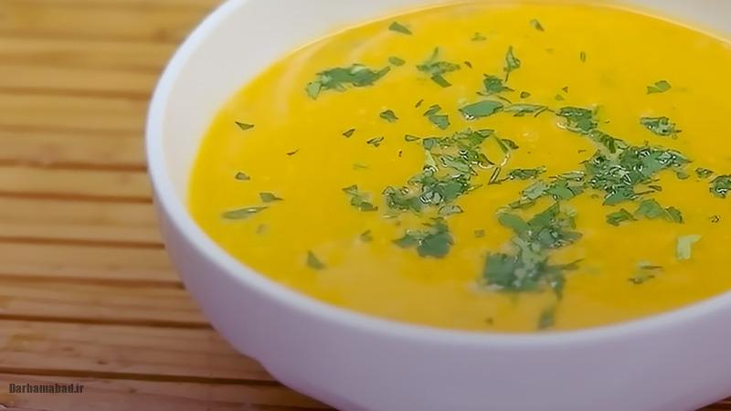 سوپ کدو حلوایی