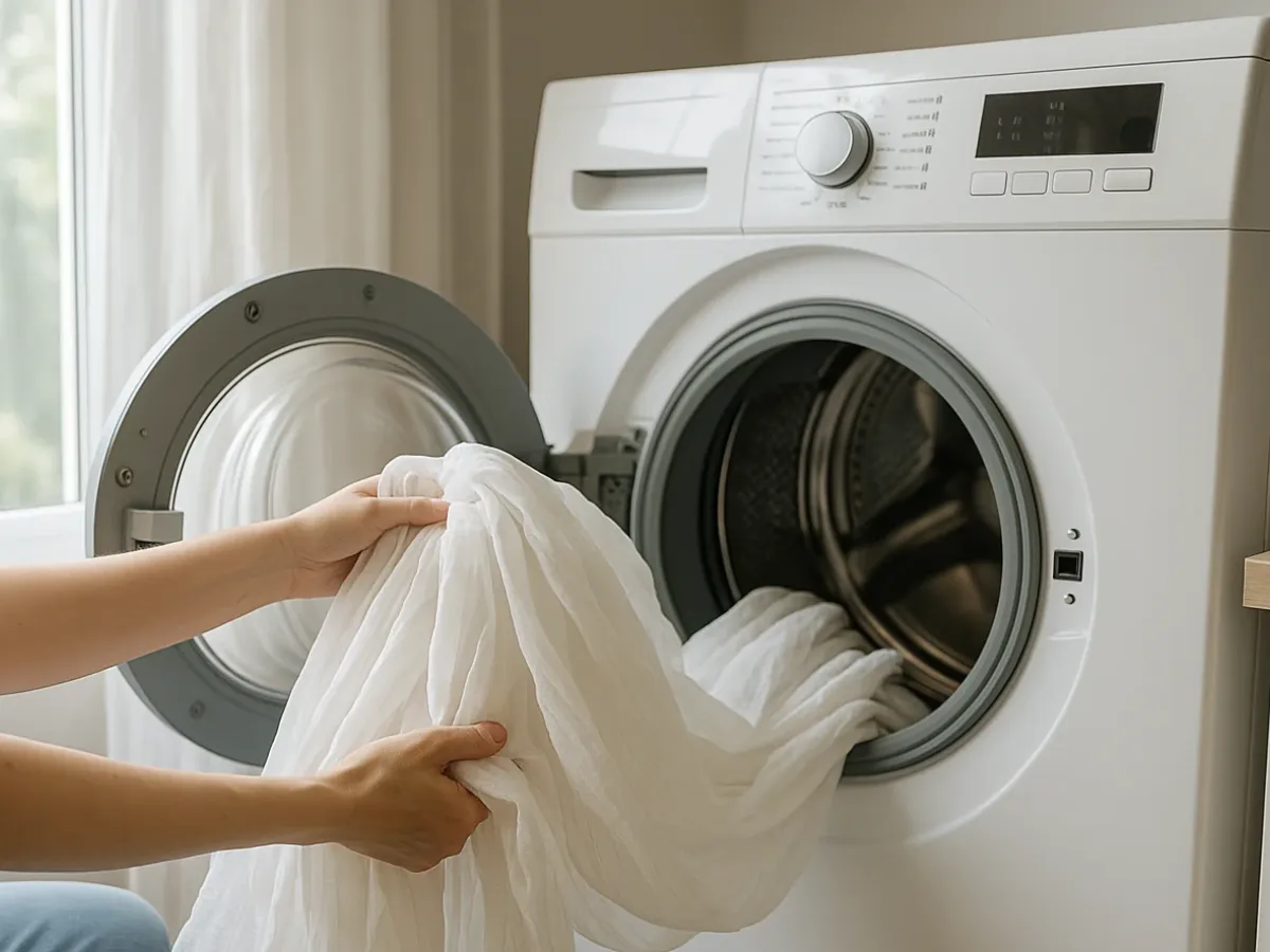 شستن پرده‌ها