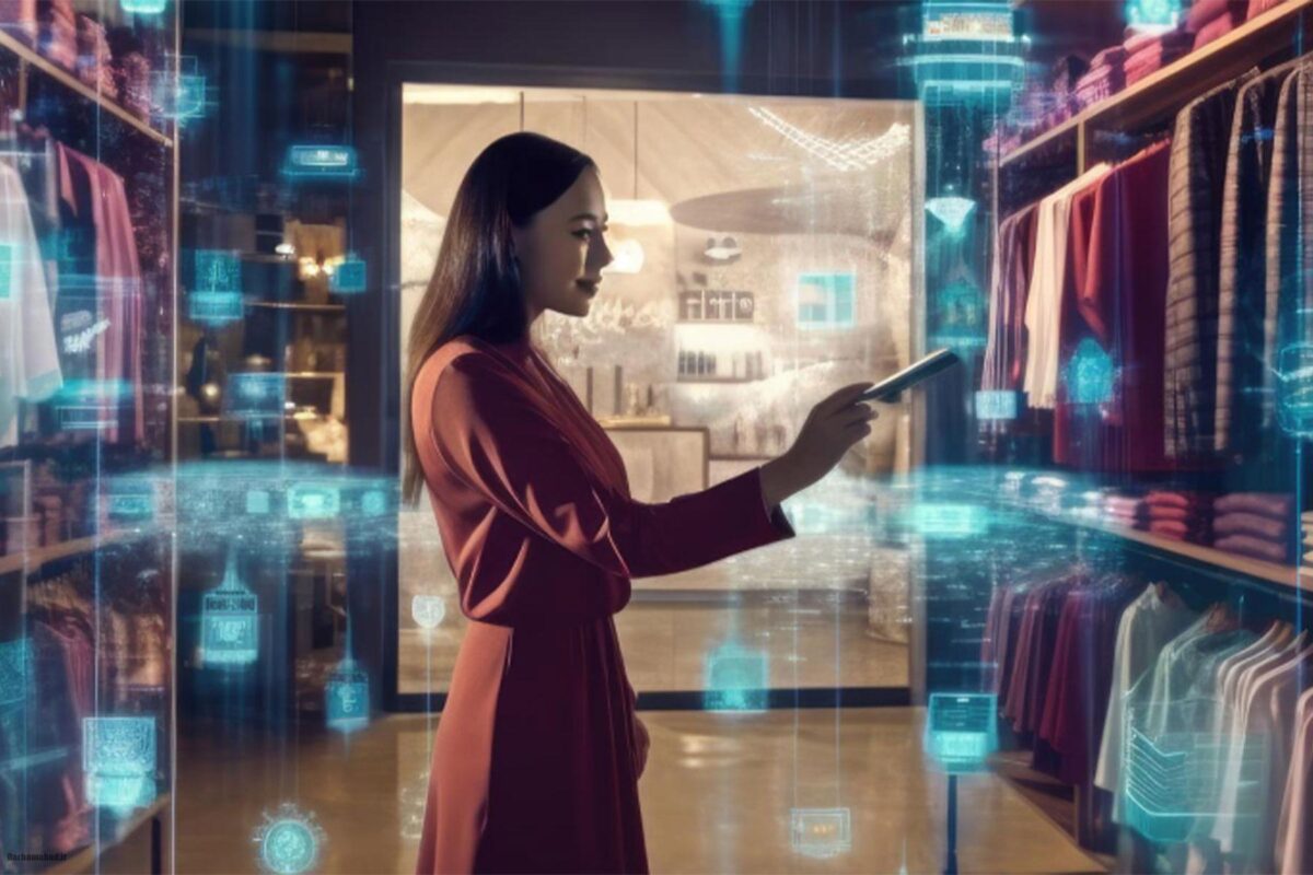هوش مصنوعی در خرید لباس و لوازم آرایش