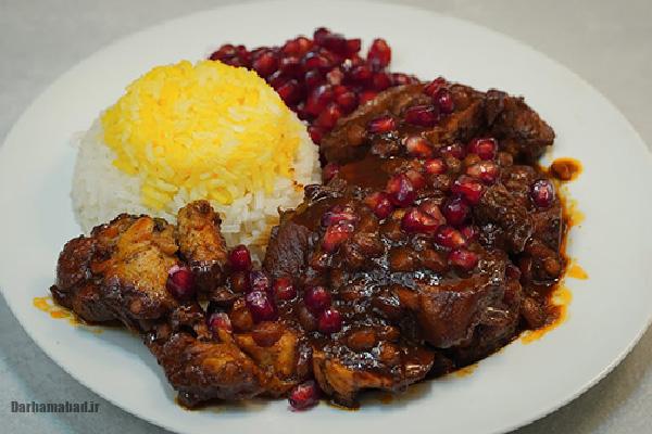 How to make Mazandarani Nardoun Stew; a special sour stew with pomegranate flavor