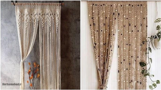 ایده پرده مکرومه