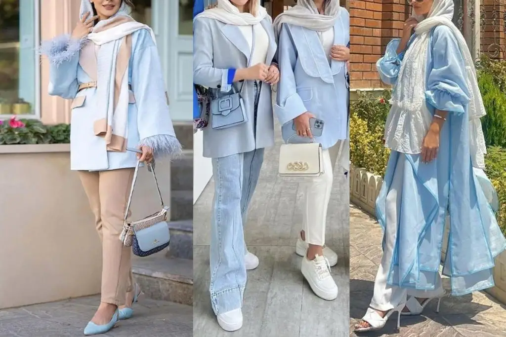 ست آبی کم رنگ ست آبی کم رنگ