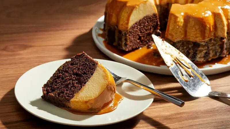 کیک کارامل سوئدی