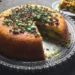 Chicken and saffron cake tahchin