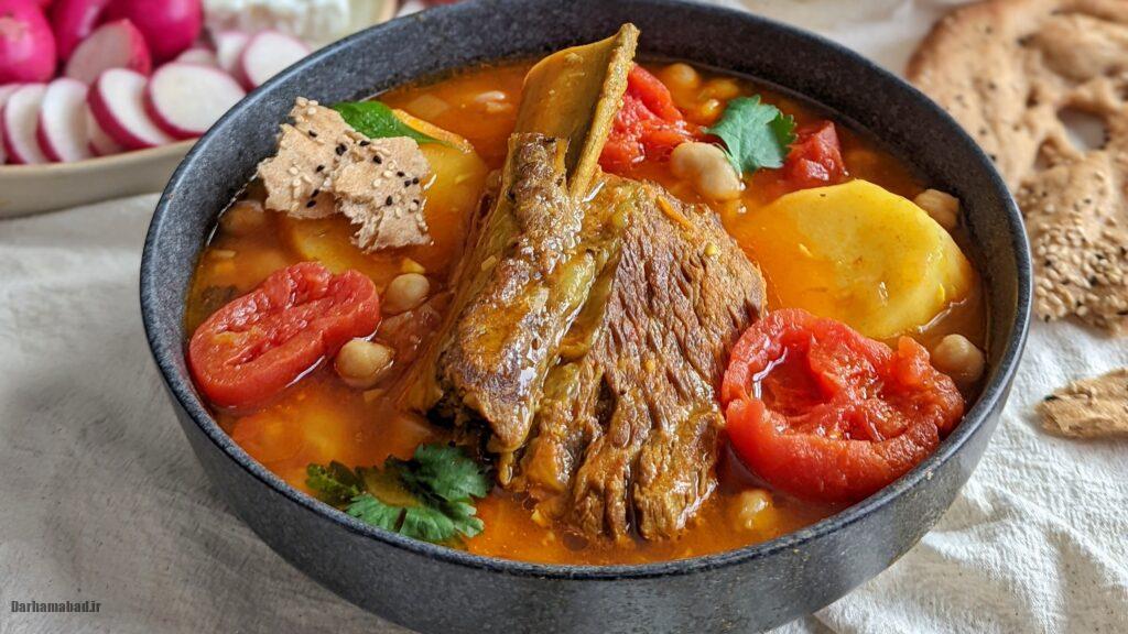 dizi-sangi4 چلو دیزی