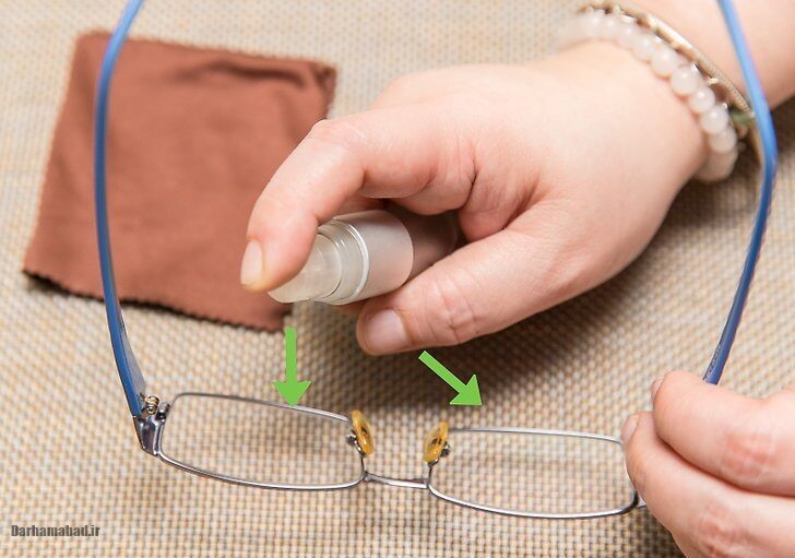 تمیز کردن عینک