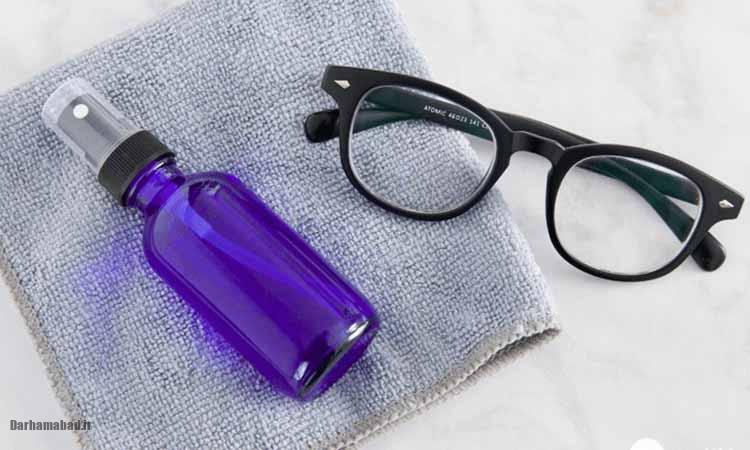 تمیز کردن عینک
