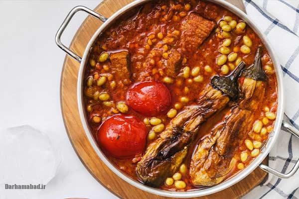 قیمه بادمجان قیمه بادمجان