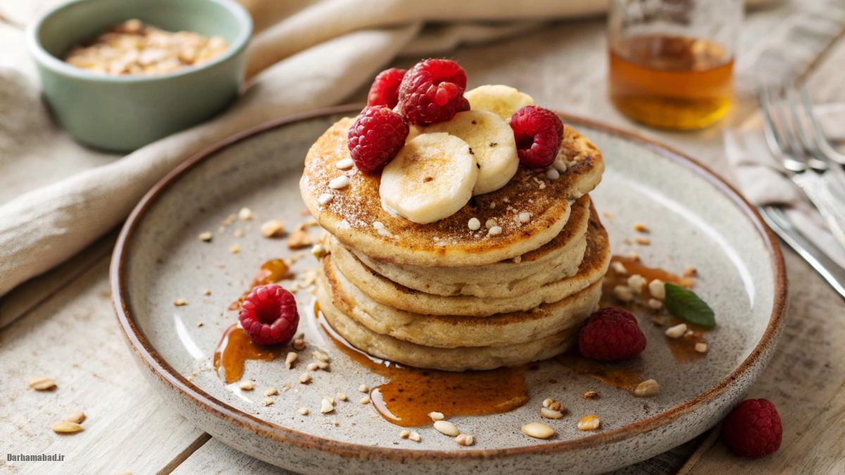 Delicious and energetic sugar-free diet pancakes