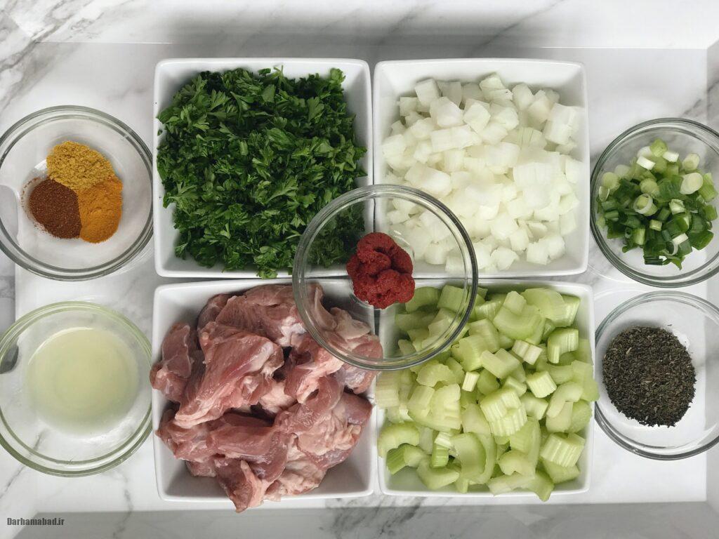 khoresh-karafs-majlesi6 مواد لازم