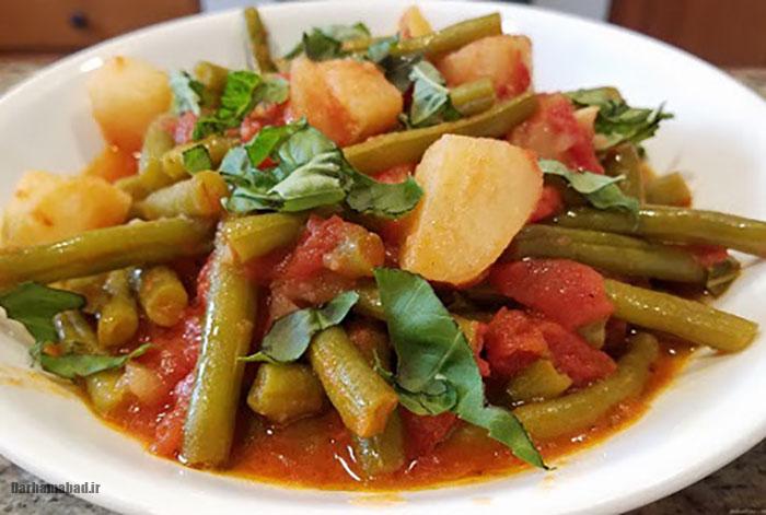 خوراک لوبیا