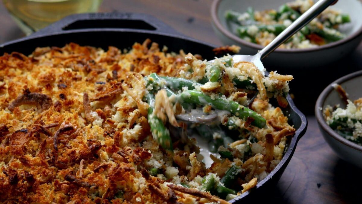 سوفله لوبیا سبز