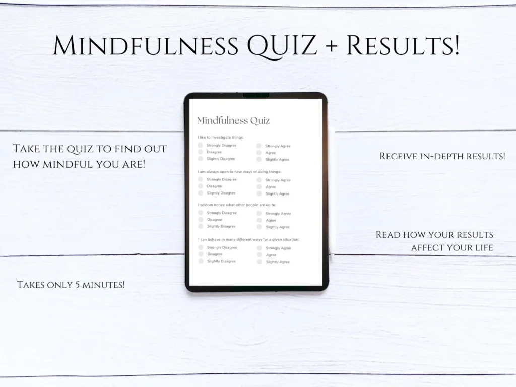 Mindfulness Test ذهنآگاهی