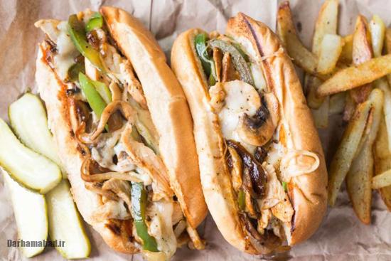 ساندویچ مرغ ساندویچ مرغ