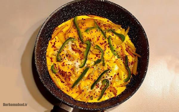 املت سیب زمینی