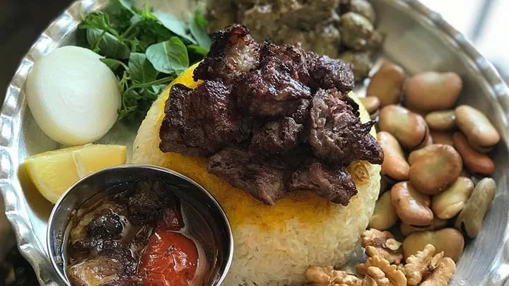 pela kebab gilani3 پلاکباب