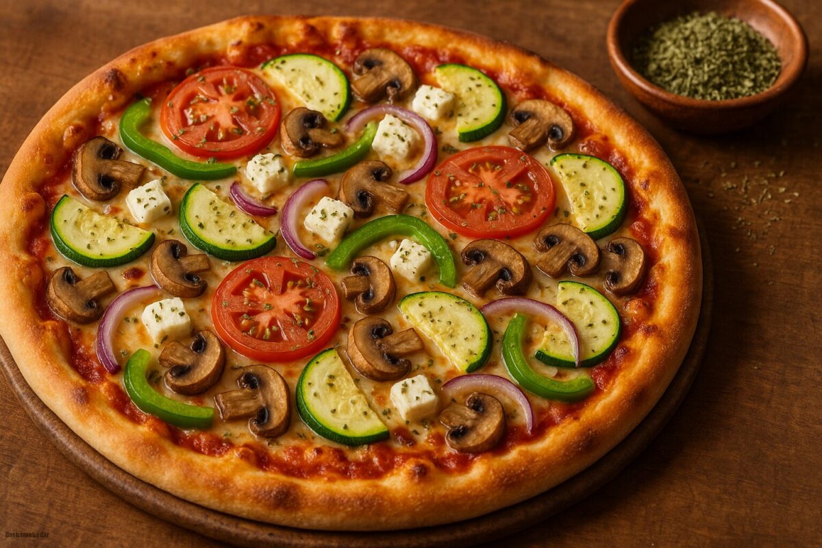 پیتزا سبزیجات