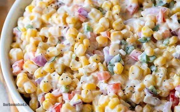 سالاد ذرت سالاد ذرت