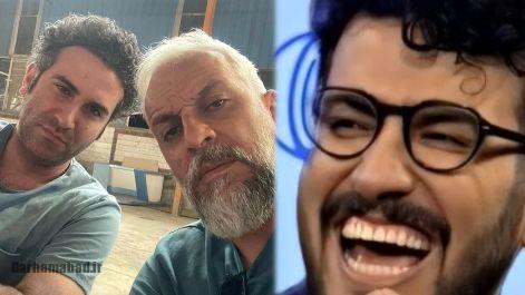 سلفی کاظم سیاحی و هوتن شکیبا