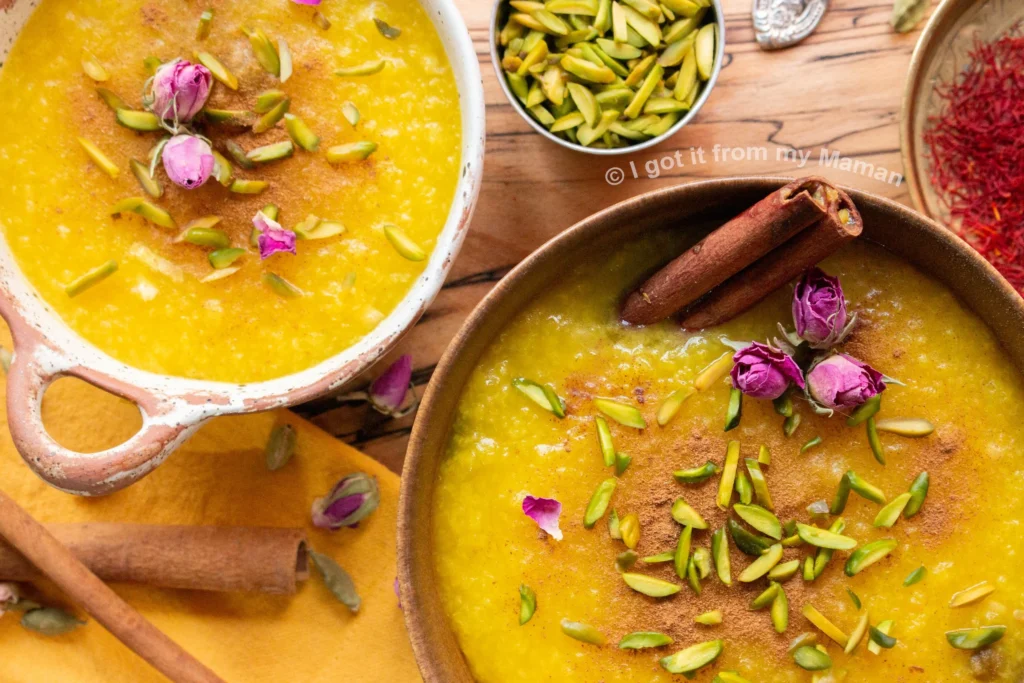 sholeh-zard4 دسر خوش عطر و بوی ایرانی