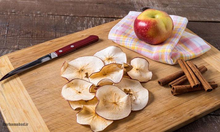 خشک کردن سیب خشک کردن سیب