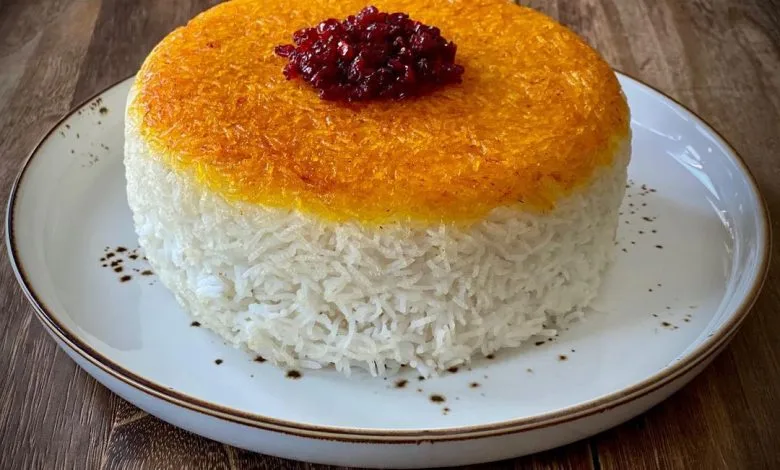 ته دیگ زعفرانی