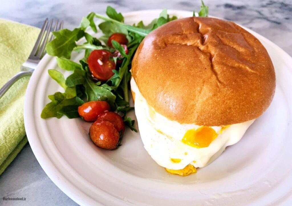ساندویچ تخم مرغ ساندویچ تخم مرغ